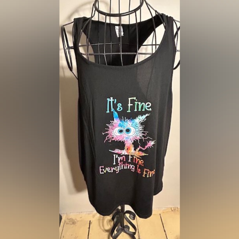 🍋‍🟩 4x size 4 x womens black tee shirt tee tank top plus sized graphic t funny